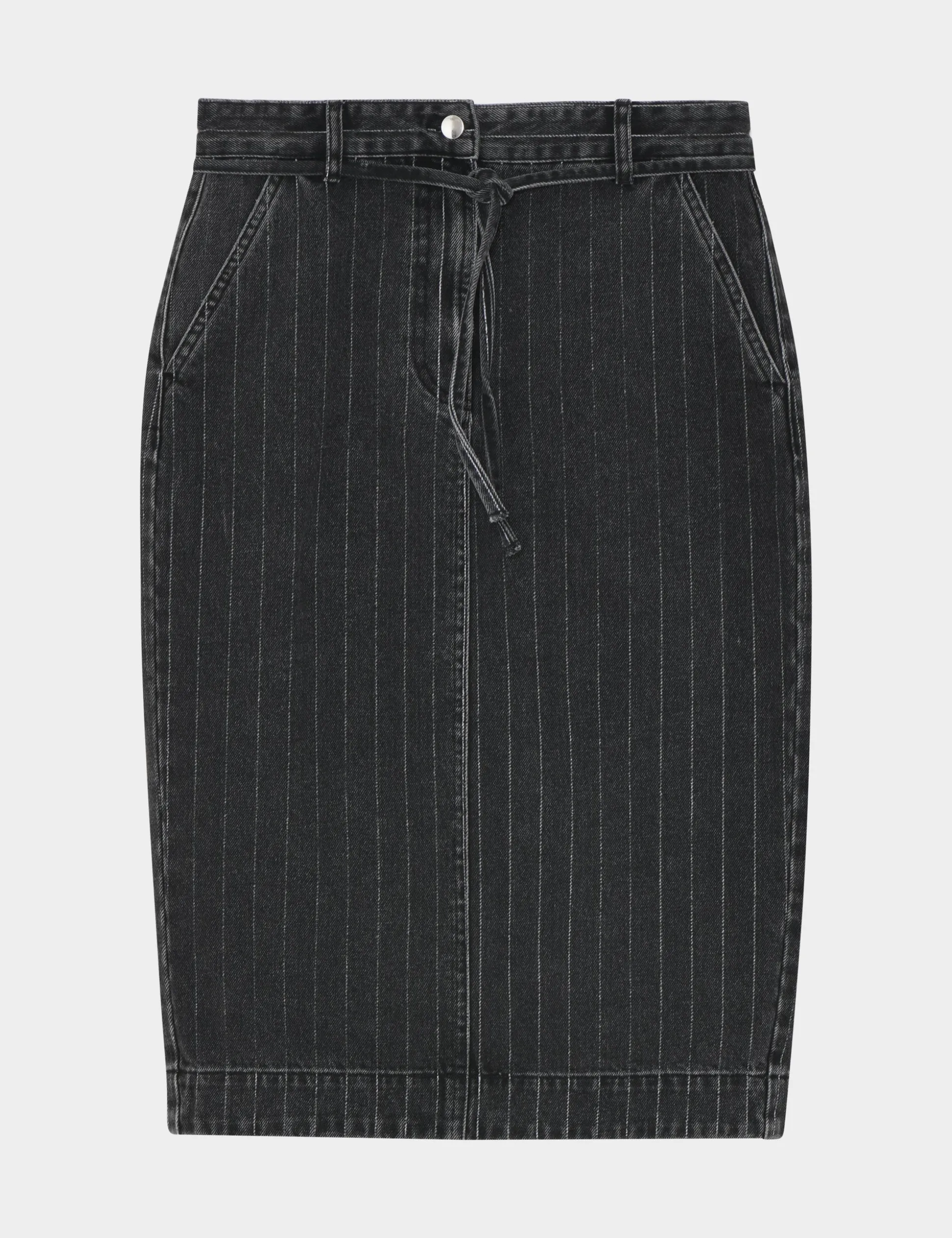 Betsy - Denim Stripes - BLACK