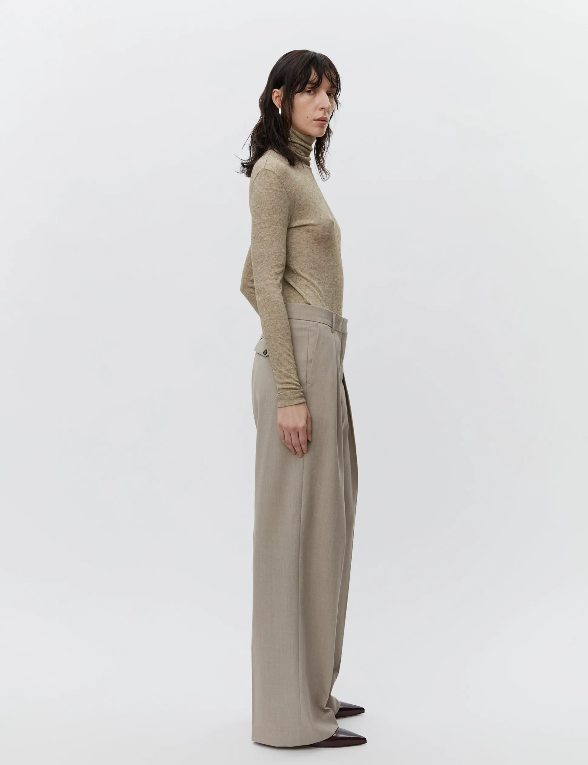 Enzo - Classic Wool Blend - PETRIFIED OAK MELANGE