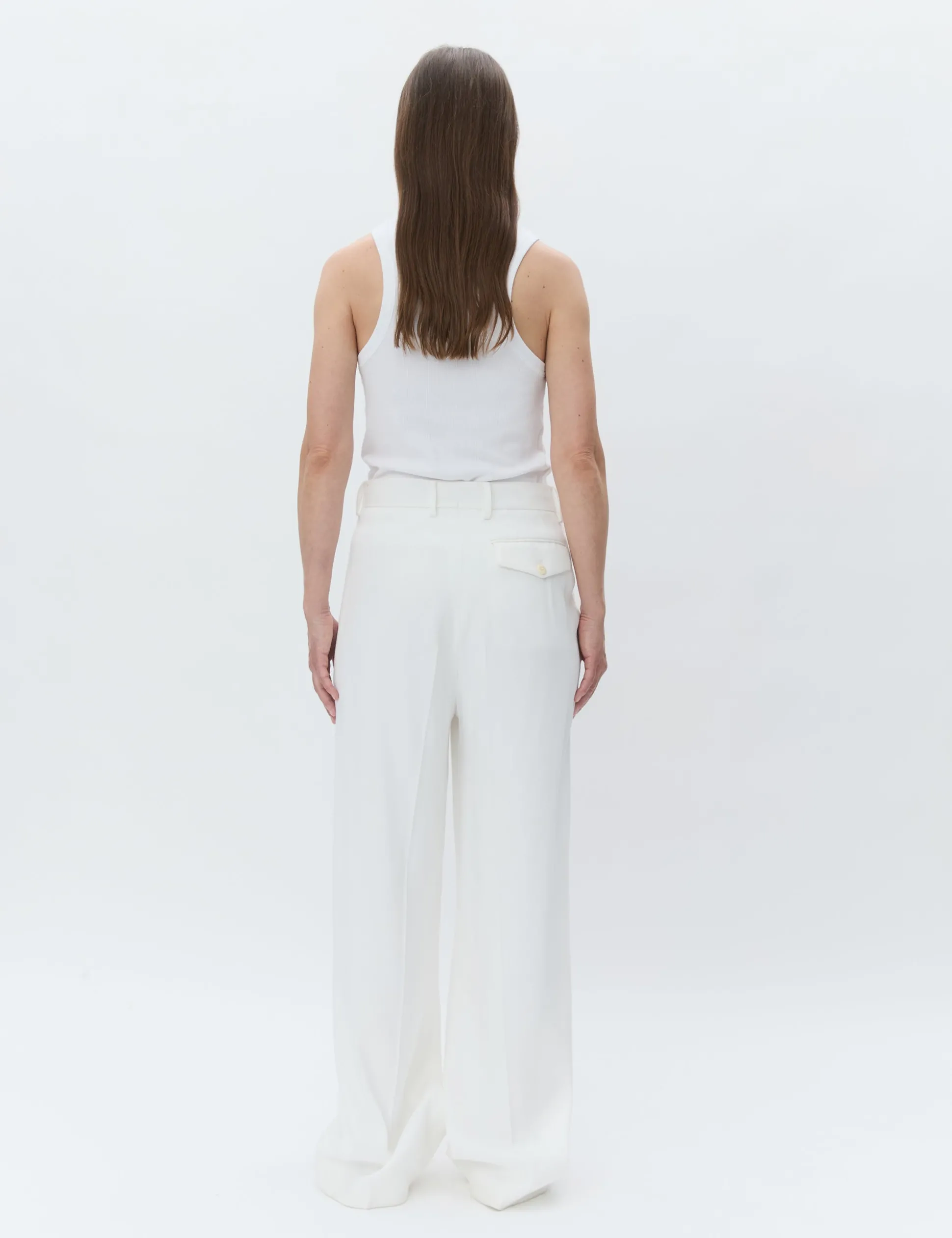 Enzo - Viscose Twill - VANILLA ICE