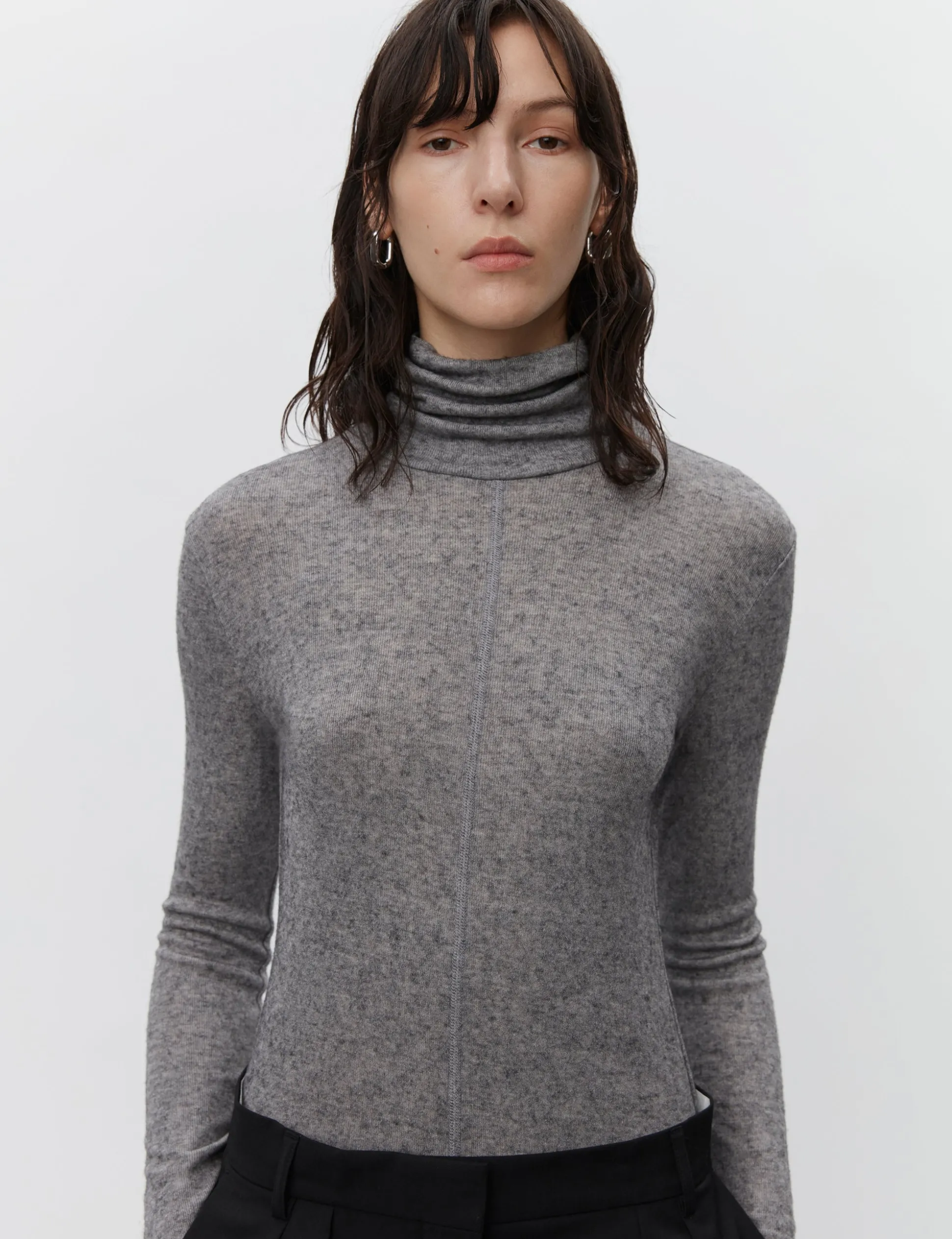 Eve - Soft Wool - DARK GREY MELANGE