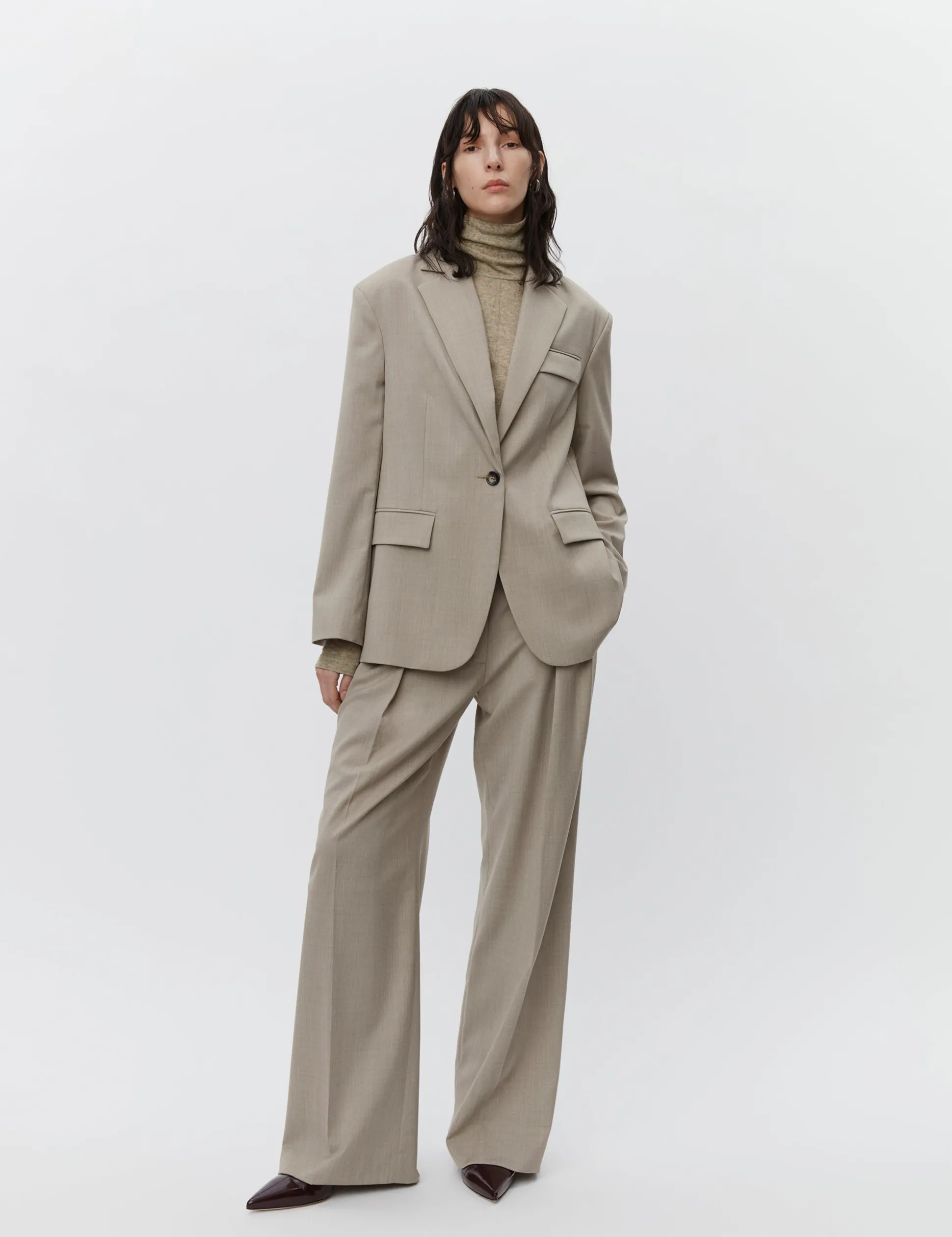 Ezra - Classic Wool Blend - PETRIFIED OAK MELANGE