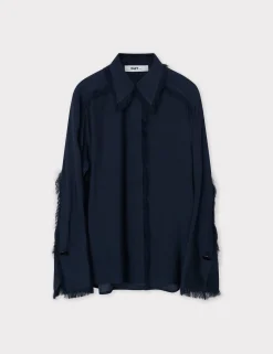 Havanna - Sheer Fringes - Dark Sapphire