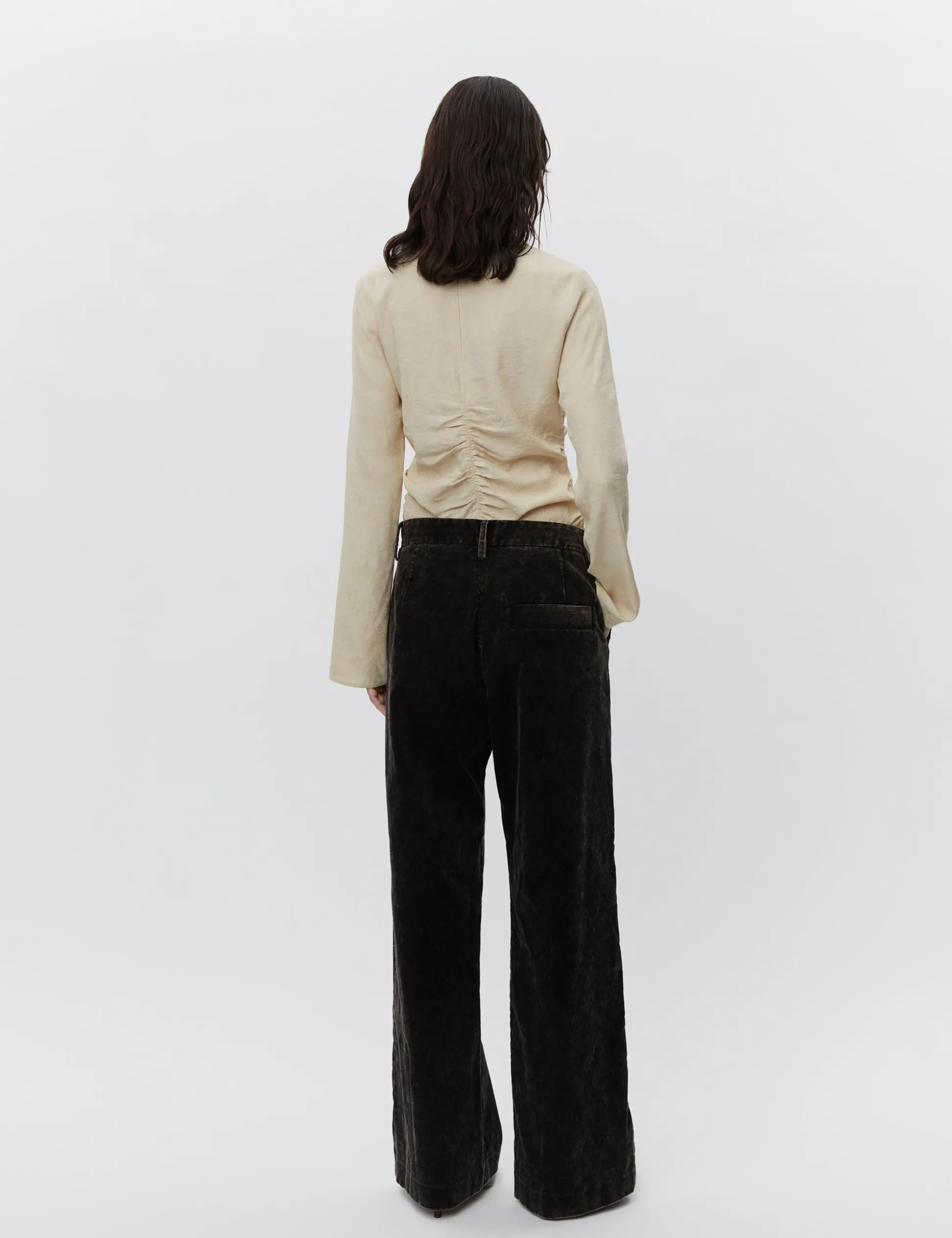 Jade - Contemporary Corduroy Washed - BLACK