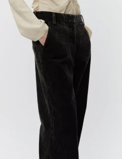 Jade - Contemporary Corduroy Washed - BLACK