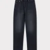 Lou - Black Denim - BLACK
