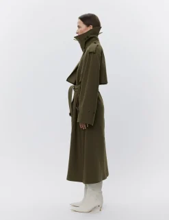 Lynn - Heavy Bonded Viscose - DARK VERDE