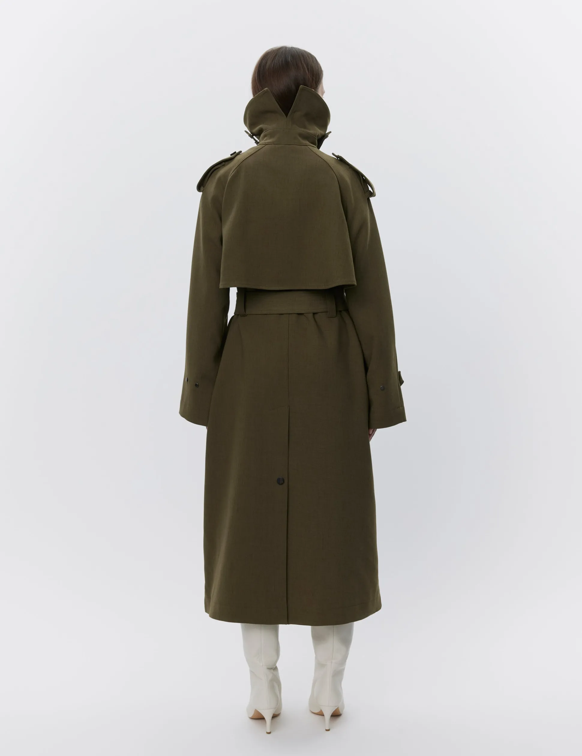 Lynn - Heavy Bonded Viscose - DARK VERDE