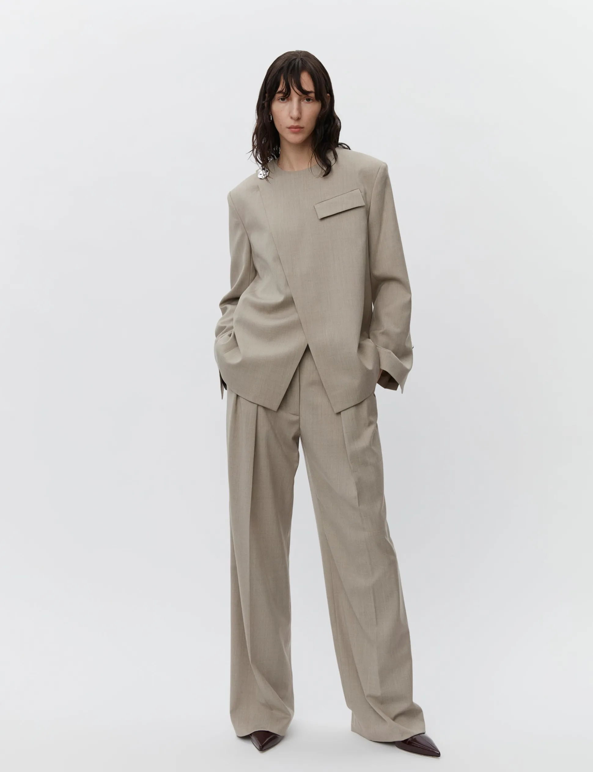 Philipa - Classic Wool Blend - PETRIFIED OAK MELANGE