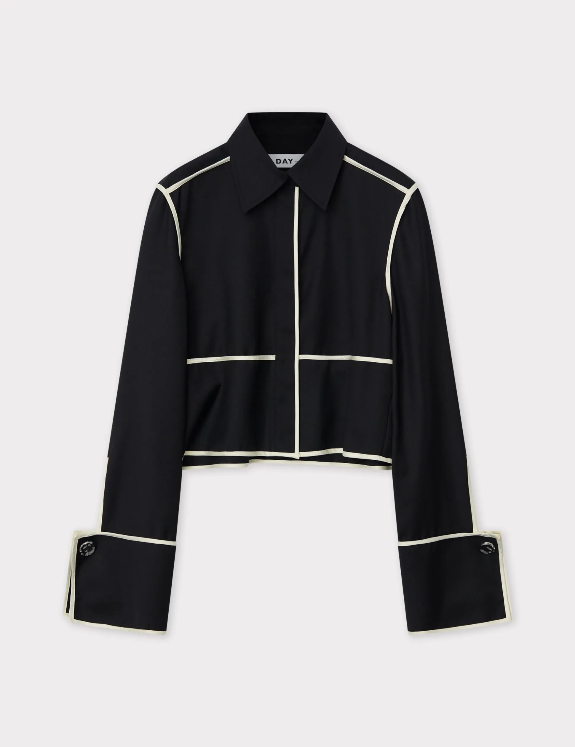 Tessa - Refined Suiting Blend - BLACK